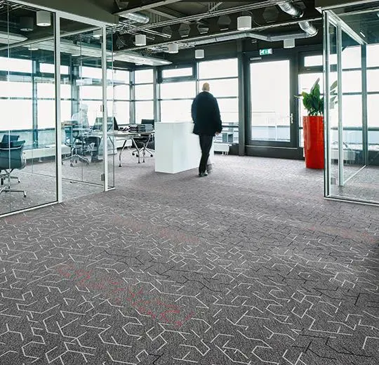 Ковровое покрытие Flotex Triad planks 131011 red line