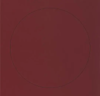 Allura Material 63576DR7 burgundy circle (50x50 cm)