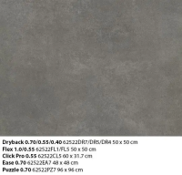 Allura Material 62522DR5 natural concrete (50x50 cm)