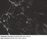 Allura Material 63455DR7 black marble (100x100 cm)