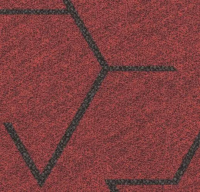 Ковровое покрытие Flotex Triad planks 131001 red