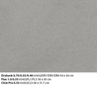 Allura Flex Material 63432FL5 smoke cement (50x50 cm)