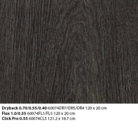 Allura Click Pro 60074CL5 black rustic oak