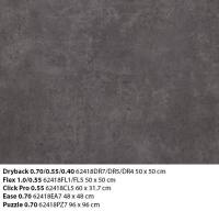 Allura Material 62418DR7 charcoal concrete (50x50 cm)