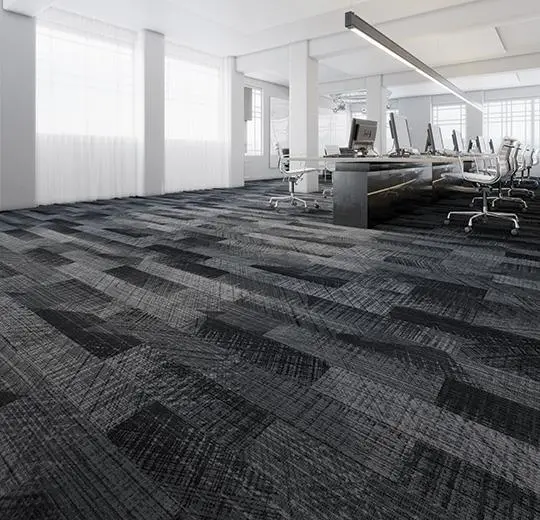 Ковровое покрытие Flotex Refract planks 137001 obsidian